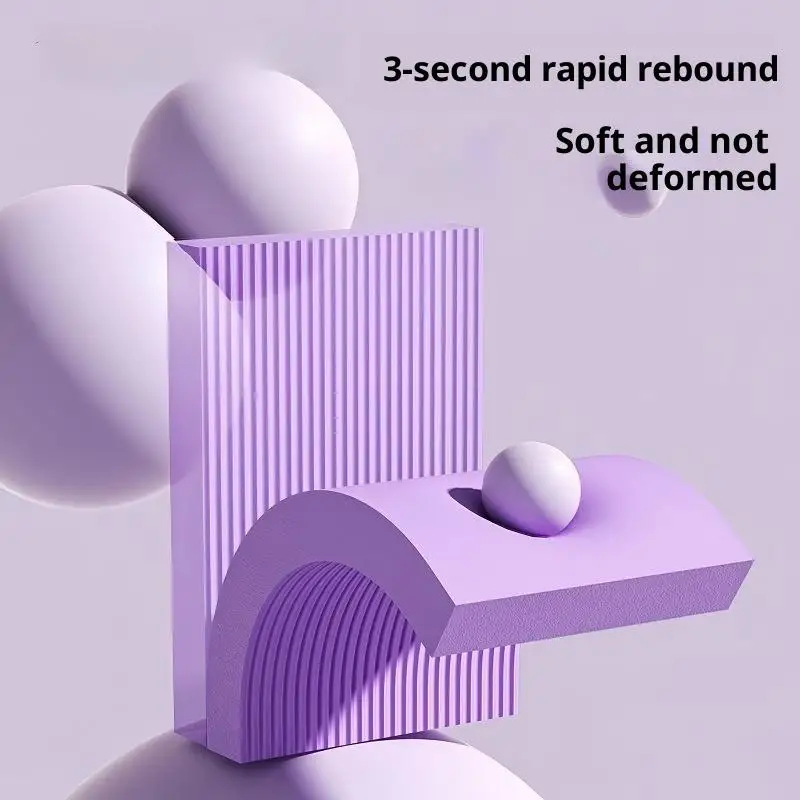 وسادة تدريب التوازن غير قابلة للانزلاق عالية الارتداد سميكة رغوة حصيرة الكاحلين وسادة الركبة للاستقرار الأساسية اليوغا اللياقة البدنية #4