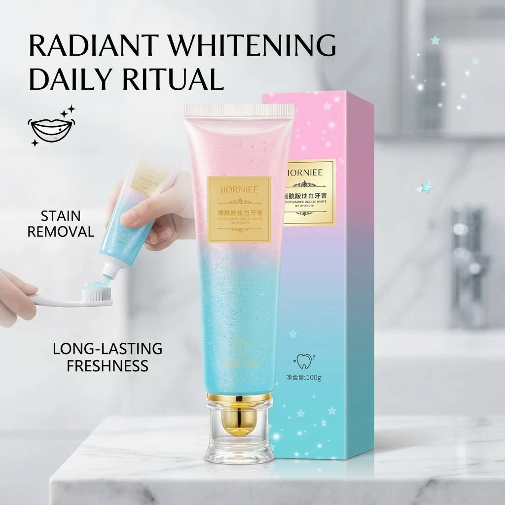 Teeth Whitening Toothpaste Effectively Removes Tea, Coffee, and Wine Stains Fresh Breath Toothpaste for Sensitive Teeth