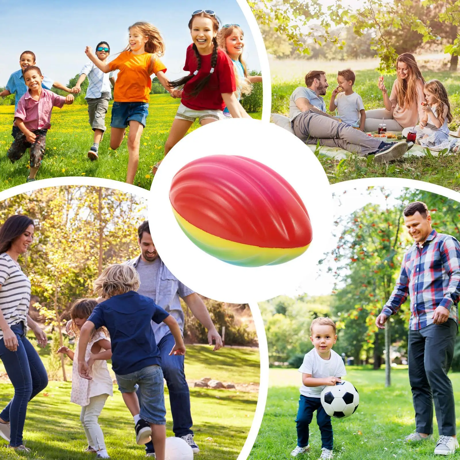 Pelota ligera sólida de agarre suave de fútbol de espuma de esponja antideslizante de fútbol para actividades al aire libre en interiores