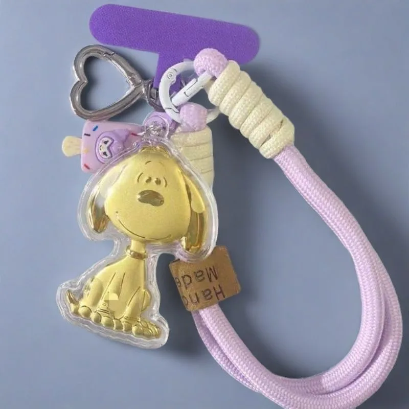 Neue Snoopy Cartoon Anime Schlüsselanhänger Paar exquisite vielseitige Handykette Anhänger Tasche hängende Dekoration Geschenk Großhandel