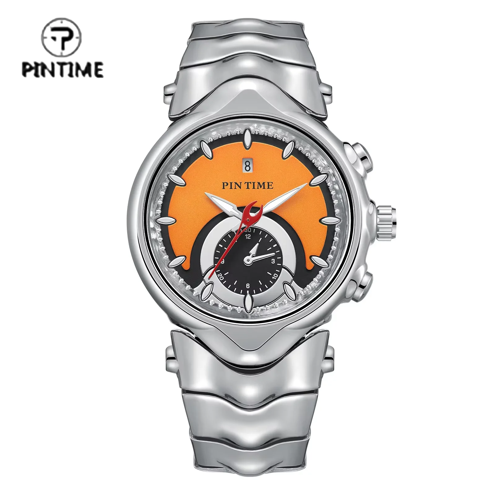 

Men's watches Medieval Y2k Millennium Alien Blade Clock Retro Fashion Multi functional waterproof date luminous Quartz Watch