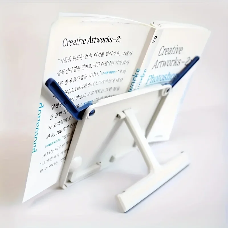 Adjustable Mini Reading Stand Multi-Purpose Portable Book Holder Study Desk Shelf for Books Music Scores Art Back-to-School Gift