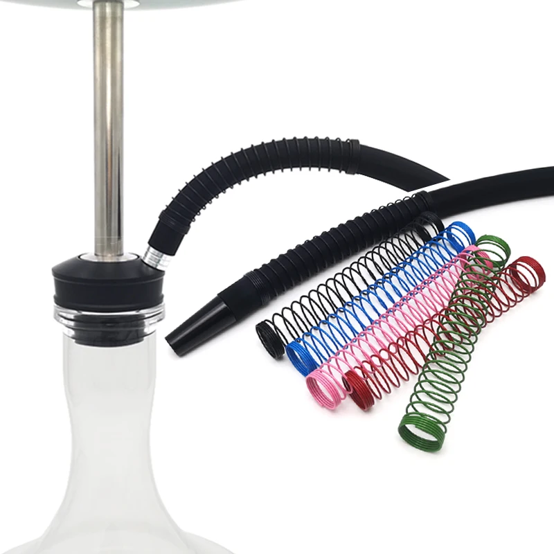 3Pc Multipurpose Colorful Springs For Hookah Silicone Hose High Elastic Shisha Home Hardware Accessories 17.5mm Inner Diameter