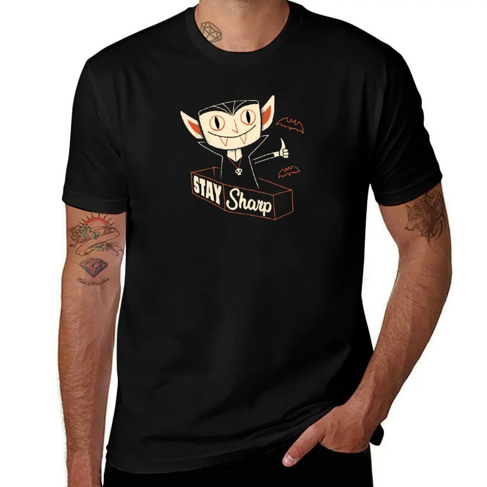 Stay Sharp T-Shirt Halloween Theme T-Shirt
