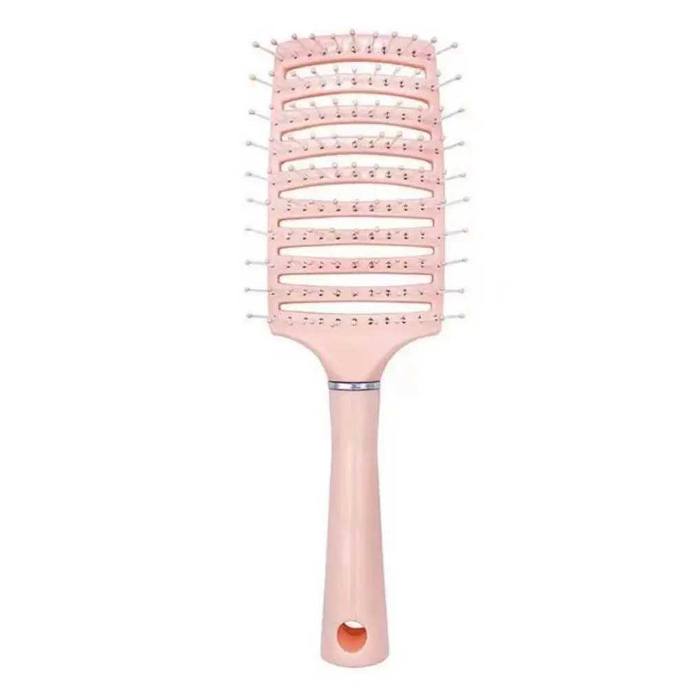 High Temperature Resistant Arc Structure Bouffant Hair Scalp Massage Comb Air Cushion Comb Hollow Comb For Curly Hair Long Hair
