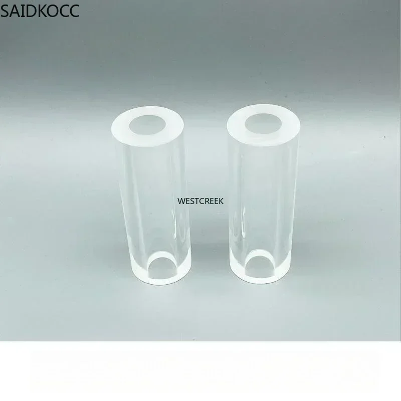 Customization High Temperature Resistance 1200 Degrees Quartz Glass Tube Sleeve Transparent Quartz Glass Optical Lab Tube