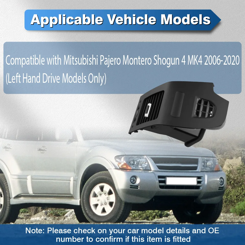 

8030A059XA, 8030A060XA для Mitsubishi Pajero Montero Shogun 4 MK4 2006-2020: Воздуховоды для автомобиля (левый/правый/центральный левый/центральный правый)