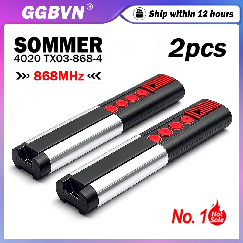 For 868MHz SOMMER 4020 TX03-868-4 4031 TX08-868-4 4026 4035 4011 Electric Gate Door Remote Control APERTO 4025 4021 Gate Control