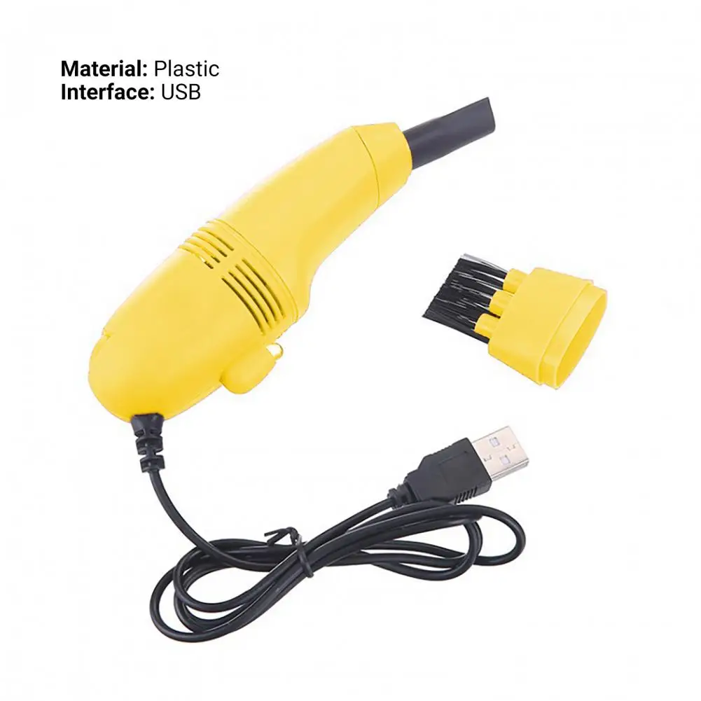 Keyboard Cleaner Vacuum Strong Suction Mini USB Vacuum Handheld Keyboard Dusting Brush Portable Handy Clean Accessories For Home