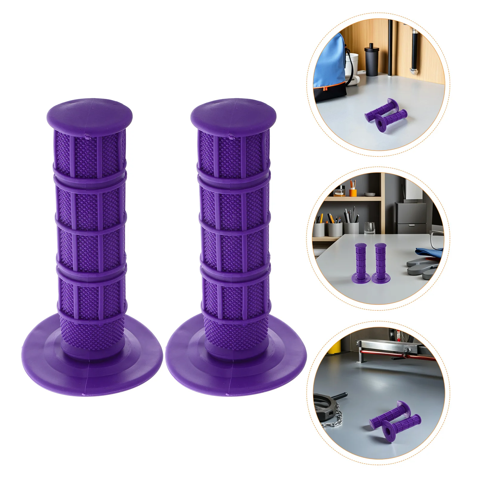 

6pcs Motorcycle Handlebar Grips 7/8'' Ultra Soft Rubber Anti-Slip For Atv Dirt Bike Scooter Off-Road Vehicles Handle Grip Covers