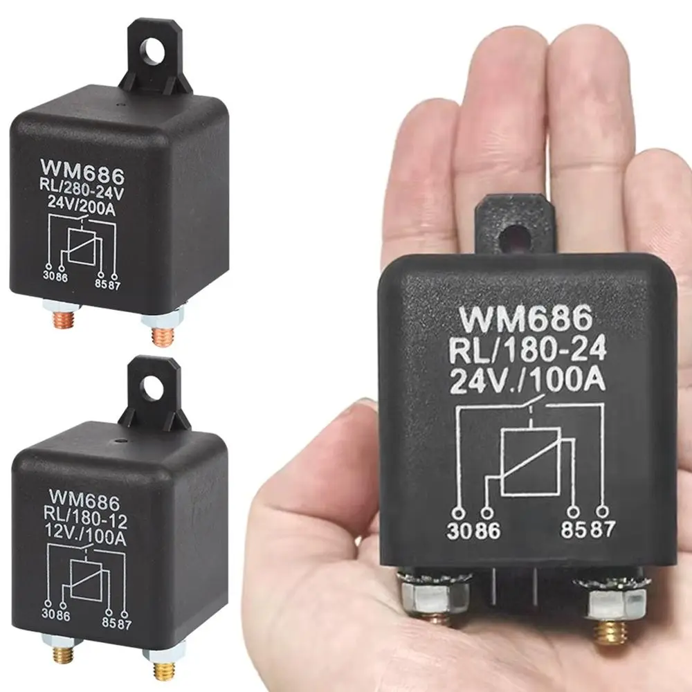 WM686 Power Switch High Current 12V 24V 200A 100A Starting Relay Car Relay