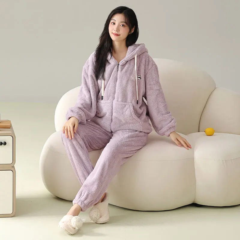 

Pajama Sets Autumn Women Japanese Silk Elegant Smooth Anti Wrinkle Lightweight Spring Summer Sleepwear Homeclothes Lazy Weekend