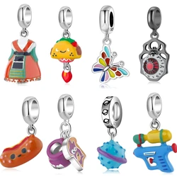 Fine Charms Pendant Collocation 925 Sterling Silver Jam Camera Photo Perfume Charms Jewelry Fit Original Bracelet Necklace Gift
