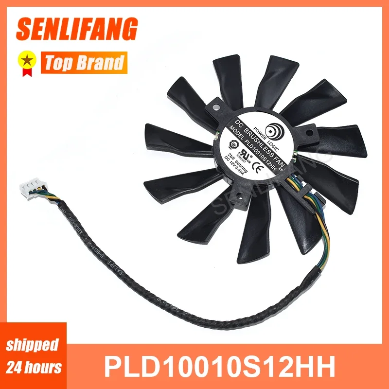 For MSI R9-290X R9-280X R9-270X R7-260X Graphics Card Cooler PLD10010S12HH DC12V 0.4A New Cooling Fan 4Lines