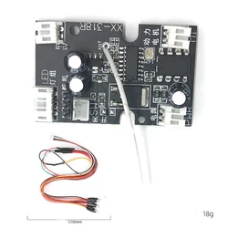 Full-scale 2,4G Fernbedienung Platine Turing Licht für WPL D42/D12 RC Auto Modifikation Kits