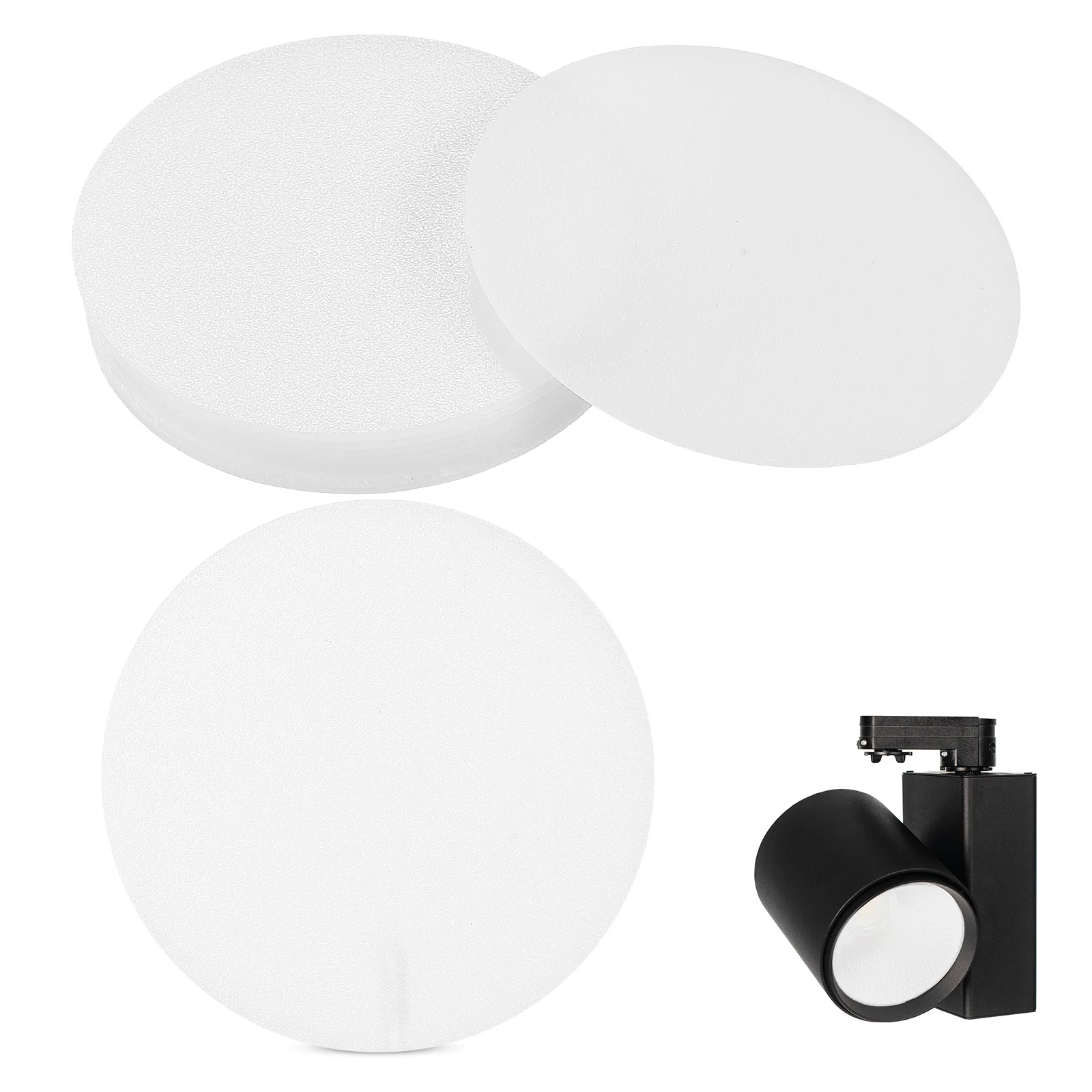 

10Pcs Plastic Diffuser Lamp Shade Anti Dazzling Replacement Lampshade for Ceiling Lights Chandeliers Downlight