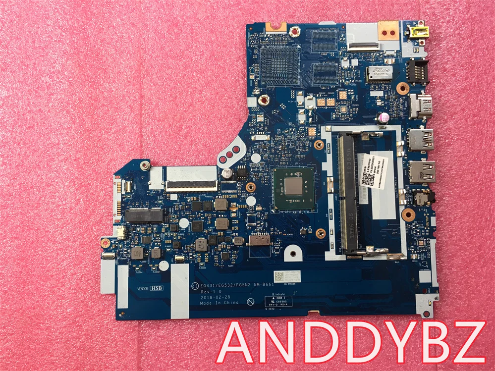 

5B20R33801 для Lenovo 330-15IGM, материнская плата для ноутбука N4000 EG431/EG531/EG5N2 NM-B661 DDR4 MB, 100% тестирование