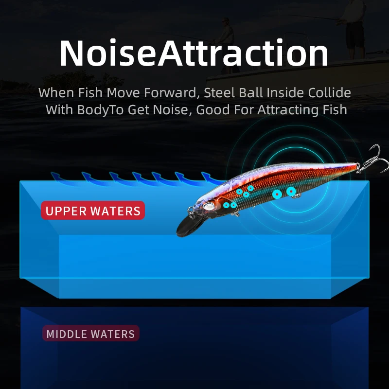 BEARKING 11cm 17g depth0.8-1.6m hot model fishing lures hard bait 10color for choose minnow quality professional minnow