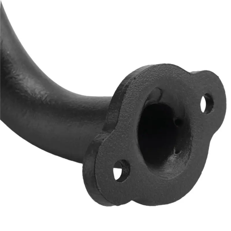 ABXF-10 Inch Metal Industrial Pipe Wall Handrail - Pipe Barn Door Pull Handle, Staircase Steps Handrail, Indoor & Outdoor