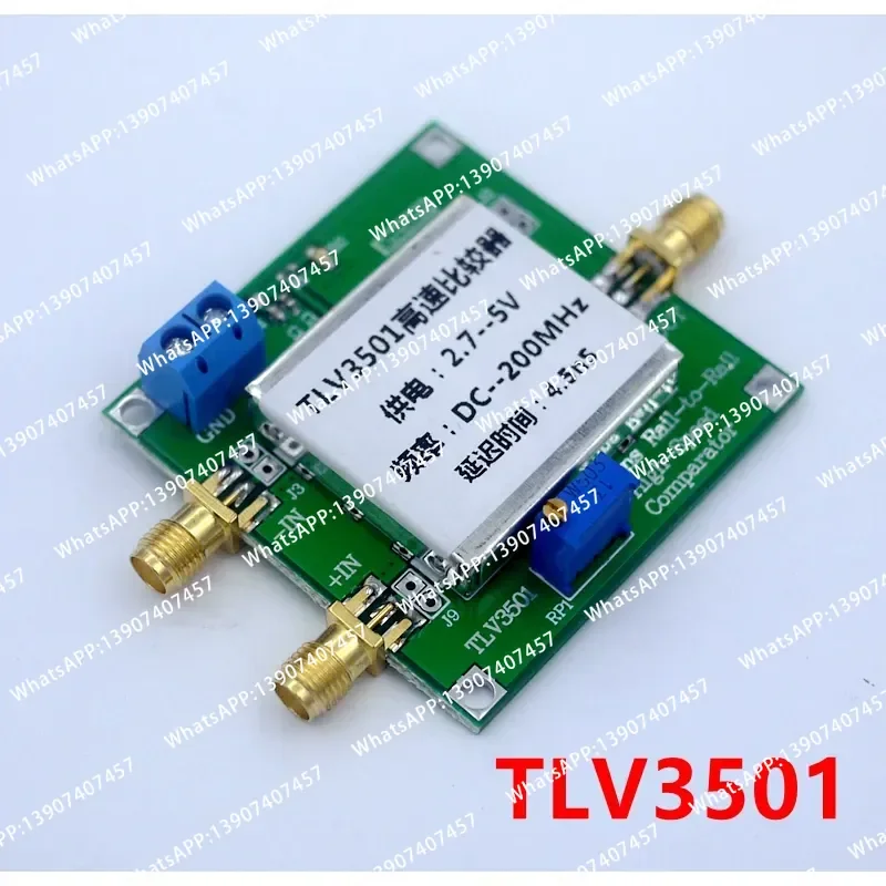 TLV3501 High Speed Comparator, Frequency Meter, Front End, Shaping Module 4.5ns