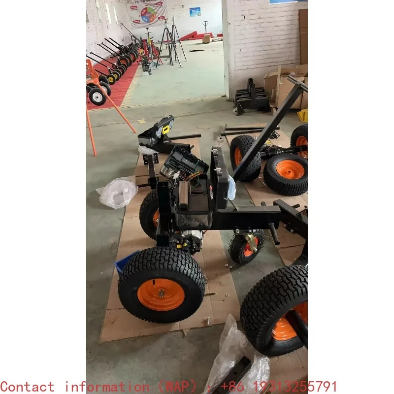 【Best-selling】2000KG Electric Trailer Trolley Utility Tow Dolly for Easy Pulling for RV camper boat trailer Customised Ball Size