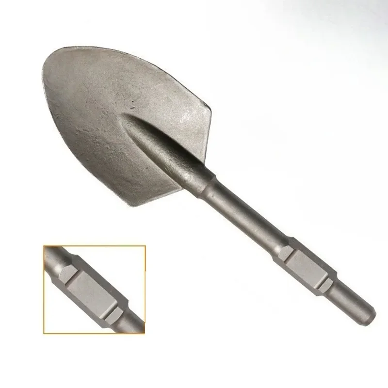 Electric Pick Chisel for 65A Concrete Excavation Shovel Large Heavy Duty Peach Heart Shovels Thickened Electric Breaker Parts