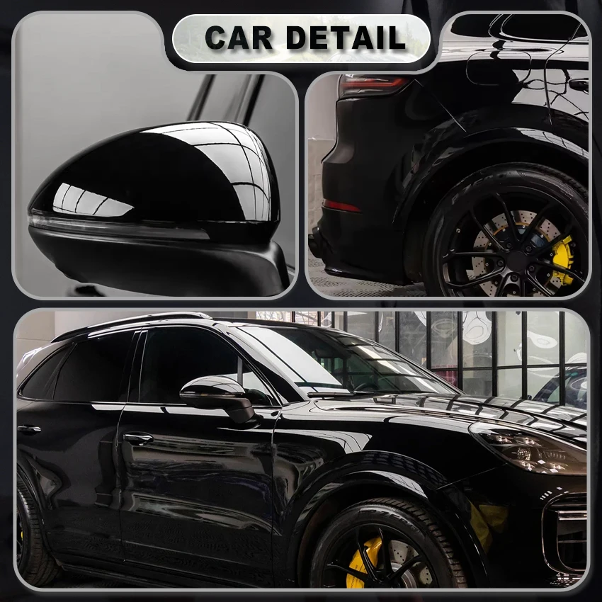 Super Glossy Piano Black Vinyl for Motorcycle For VW Golf 7 7.5 MK7 MK7.5 GTI GTD RLINE RCar Car Body Auto Accessories Wrap Film