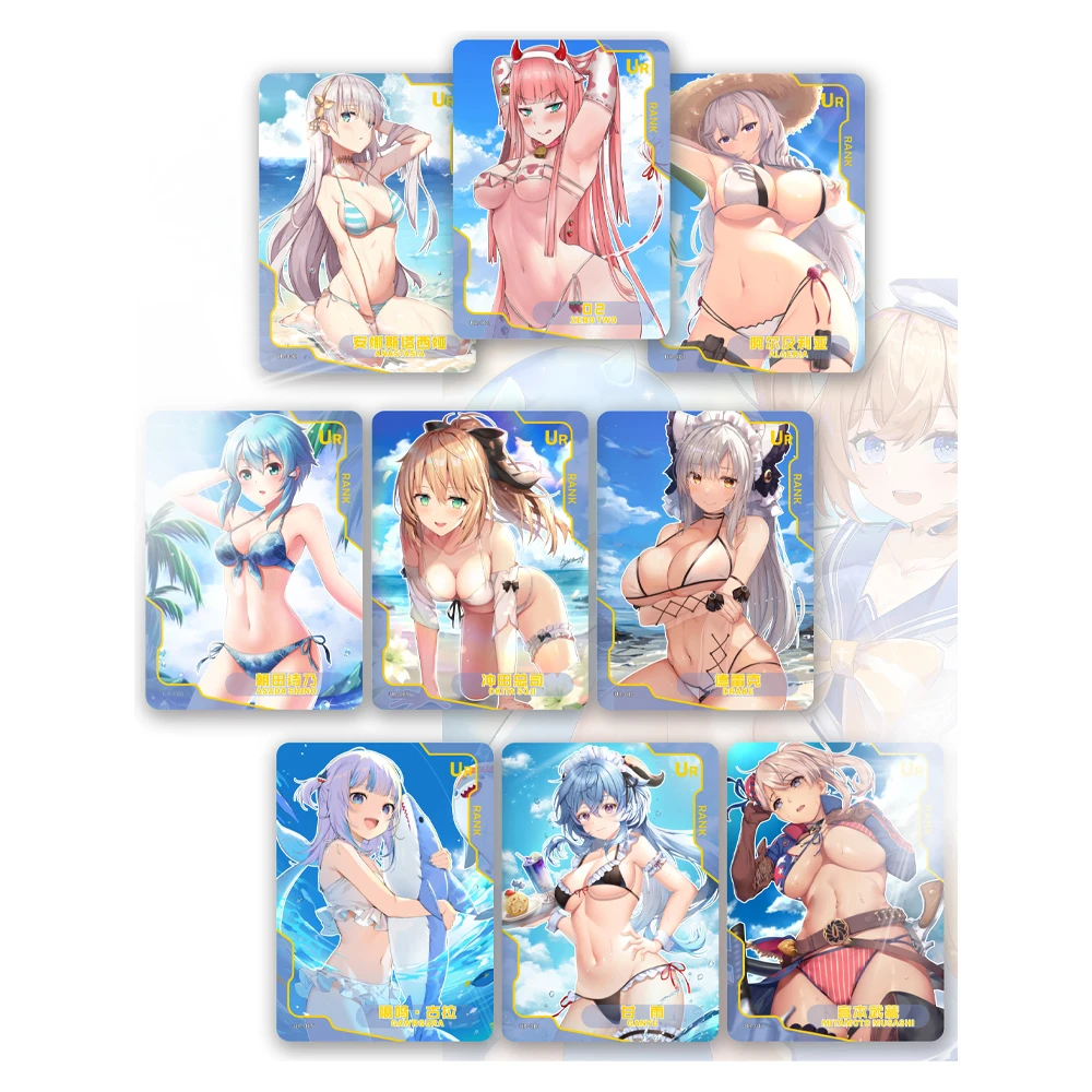 Goddess Story Collection PR Card Full Set, Jogos de Anime, Girl Party Swimsuit, Bikini Feast Booster Box, Doujin Toys and Hobbies Gift