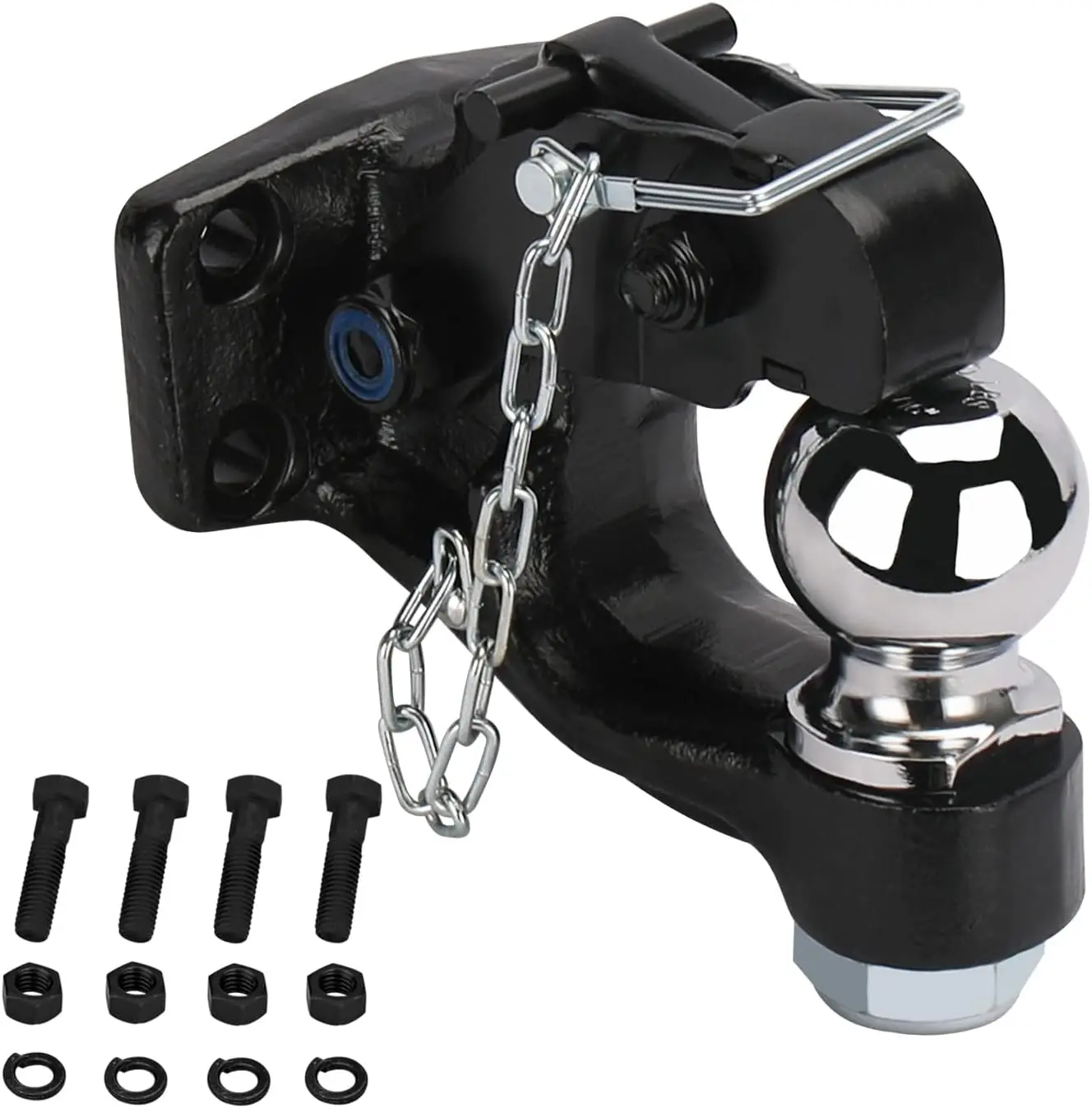 

Trailer Towing, Metal, No Color Mentioned, 12000 lbs Capacity, Combination Hitch Ball