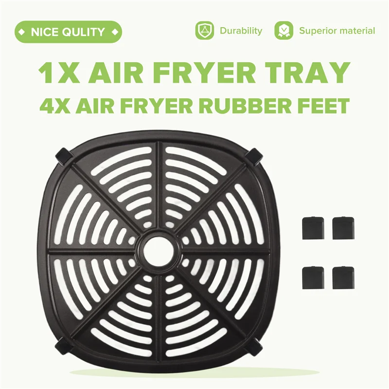 A006-фритюрница-гриль, более четкий лоток для Dash 2,6QT, цифровая фритюрница Tasti-Crisp с резиновыми ножками для фритюрницы