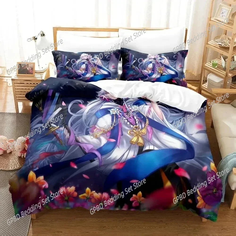 Anime Fate Grand Order Merlin Bedding Set Bedroom Soft Modern Bedspreads Comefortable Duvet Cover Quilt Cover And Pillowcase
