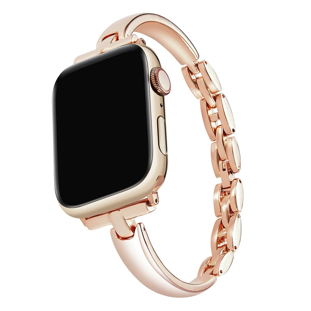 Metal Chain Strap Zinc Alloy Correa For Apple Watch Ultra 2 1 49MM Band Bracelet 46MM For iWatch Series 10 SE 9 8 7 6 40MM 44MM