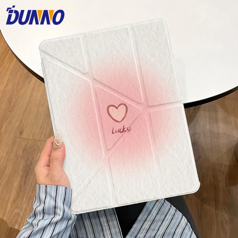 

3+Y Type Case with Pencil Holder for ipad Air 7th Gen Case for IPad A16 11th 10th 10.2 " Mini6 /7 Air5/4 Pro 12.9 11 13 M3 M4 M2