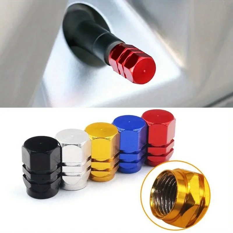 5pcs Lot Wheel Caps Theftproof Aluminum Car Wheel Tires Valves Tyre Stem Air valve Caps Airtight Cover Car Accessories