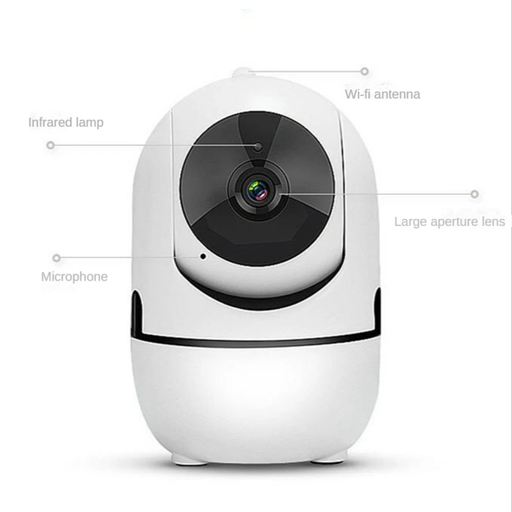 Wireless WiFi Camera 1080P Infrared Night Vision Camera Baby Monitor Mobile Phone Monitoring Camera UK Plug