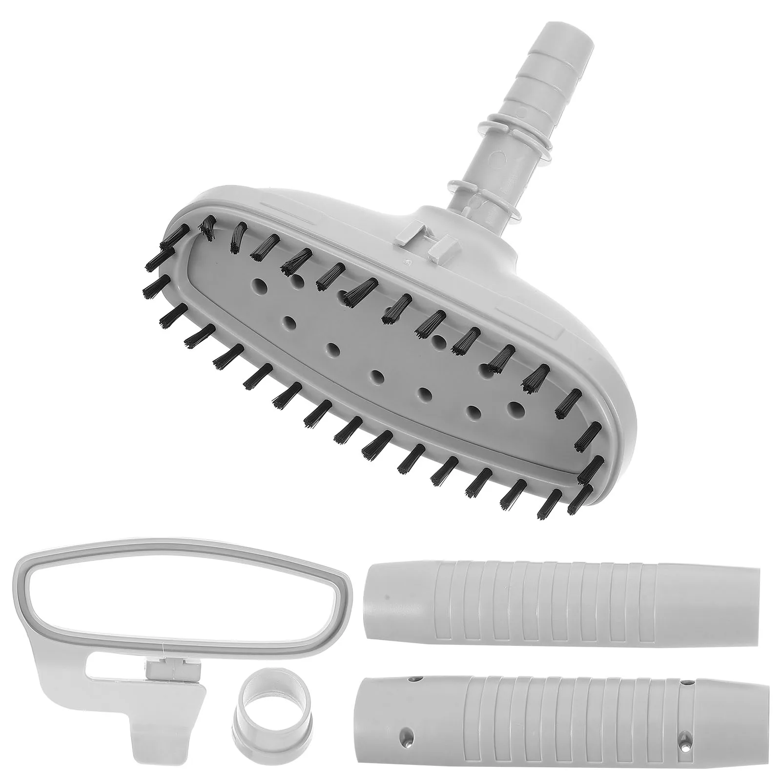 

Universal Garment Steamer Nozzle Accessories Replacement Parts for Clothes Ironing Machine Grey Head Plastic Material Long