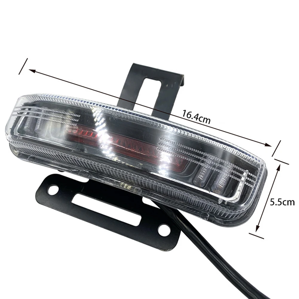 1Pc 12V Tail Light Motorcycle Rear LED Headlight Electric Motorbike Stop Turn Signal ATV Tail Lamp Brake Light luz trasera moto