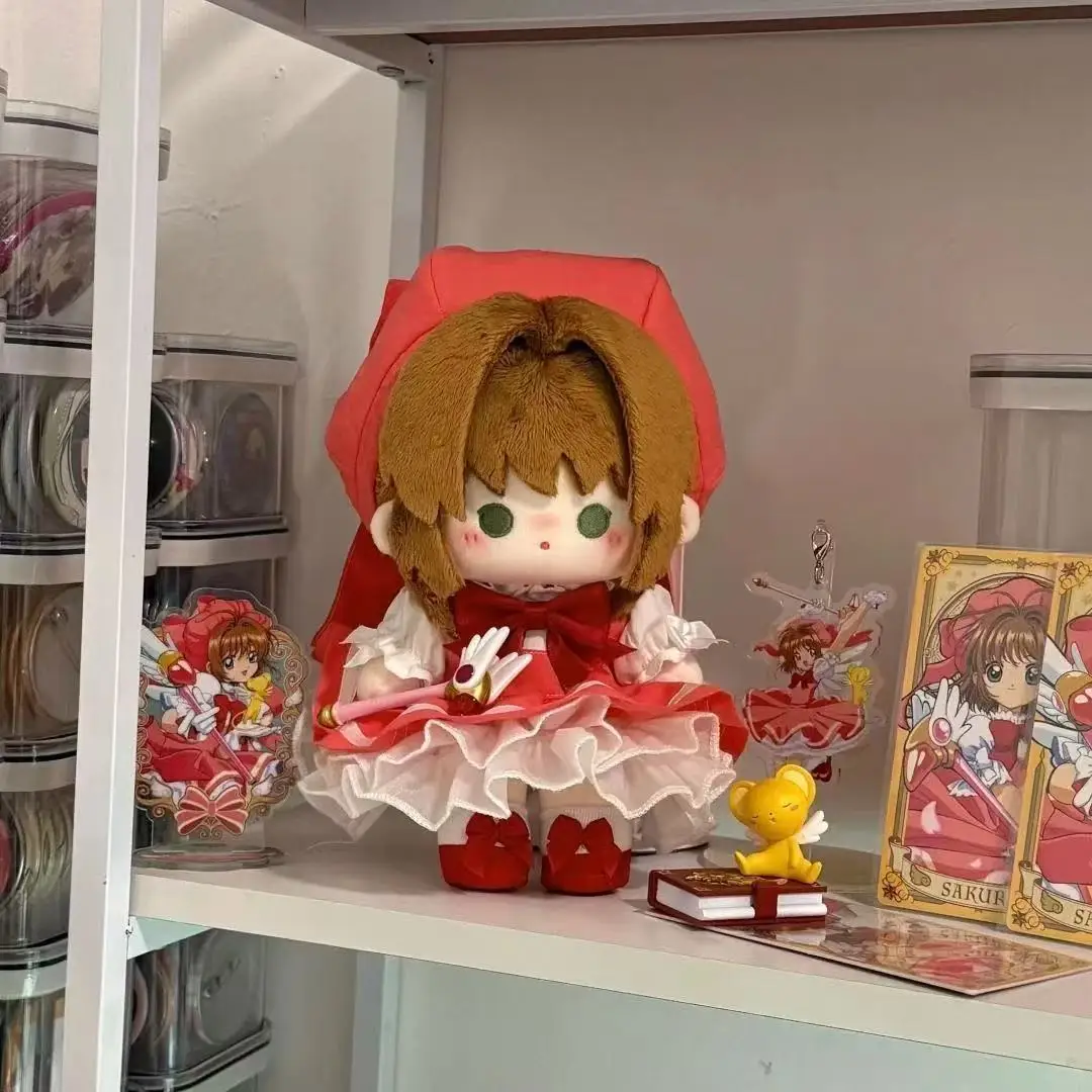 20cm Anime Puella Magi Madoka Magica Niedliche Anziehpuppen Cartoon Plüschpuppen Spielzeug für Kinder Fans Erwachsene Baumwoll-Geschenk – Detail 2