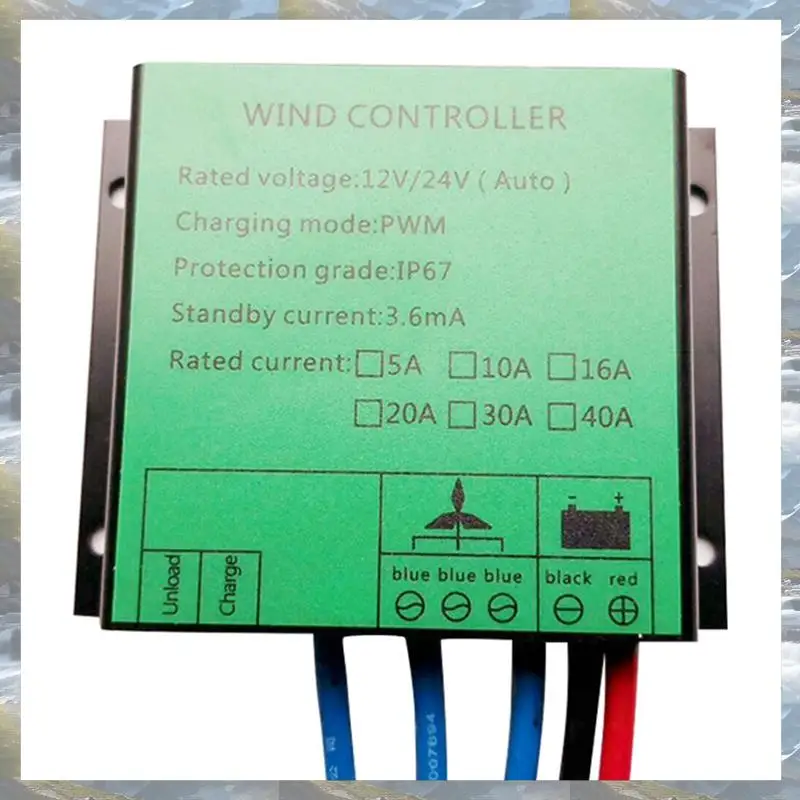 T82C Hot Sale-PWM Controller 300W Wind Turbine Charge Controller Water Proof Regulator For Wind Generator 12V 24V AUTO Switch 16