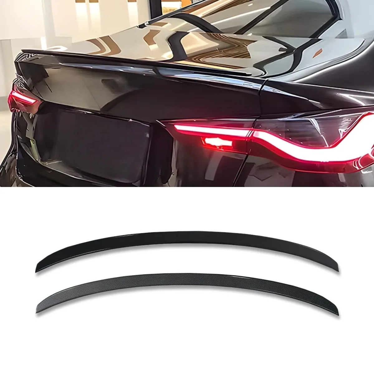 

Car Rear Wing Rear Trunk Spoiler Diffuser Protector For BMW 4 Series G22 2021+ Body Kit Car Accessories