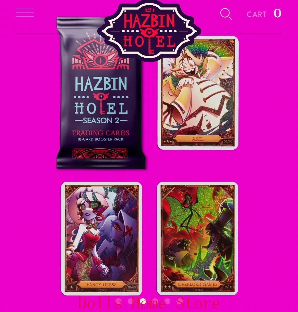 Anime Official Hazbin Hotel Lucifer Morningstar Alastor Vox Husk Angel Dust Cosplay Cartoon Collection Card Lesser Calorie Gift - view 4
