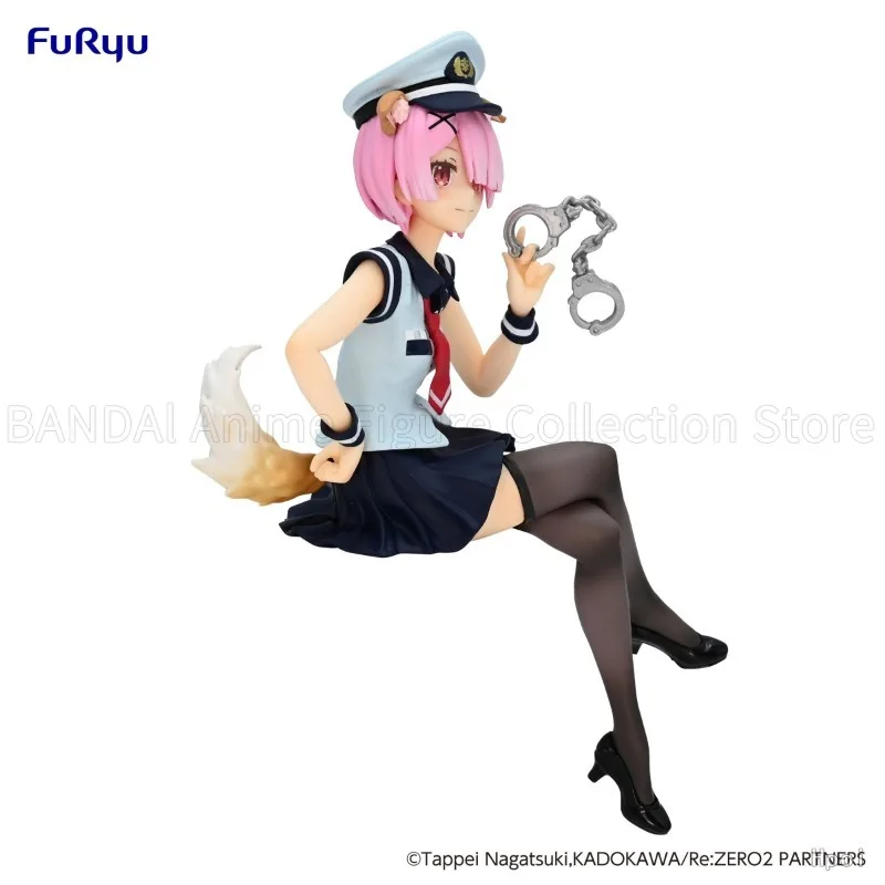 In Stock Original FuRyu Noodle Stopper Re: ZERO - Starting Life in Another World - 2nd Season Remu/Ramu Dog-Eared Officer Model