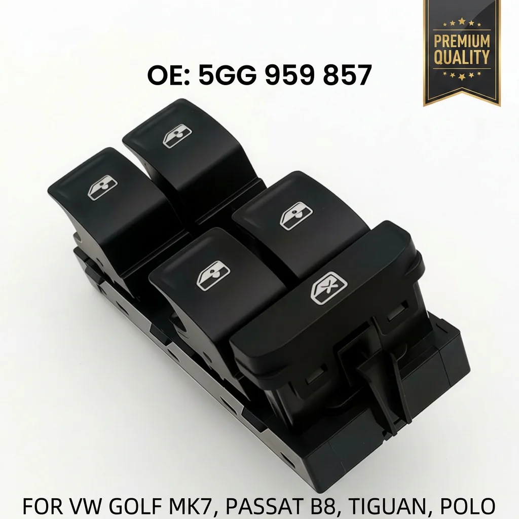 5GG959857 Master Power Window Switch for VW Golf MK7 MK7.5 Passat B8 Tiguan MK2 Polo MK6 5GG 959 857