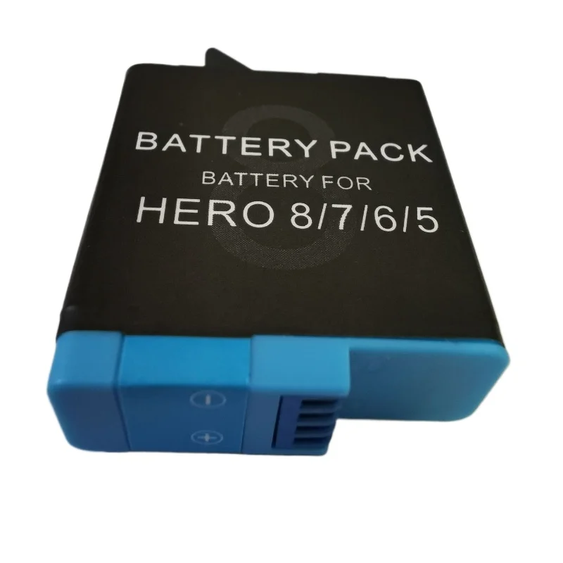 3.85V 1220mAh for Gopro Hero 8 Camera Battery+3 Slots LED Light Battery Charger Type C Cable for GoPro Hero 7 8 5 6 Black Camera