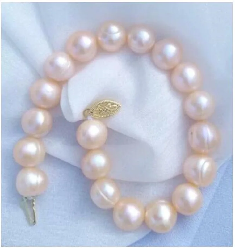 

Excellent South Sea Pink Pearl Bracelet 7.5-8 Inch