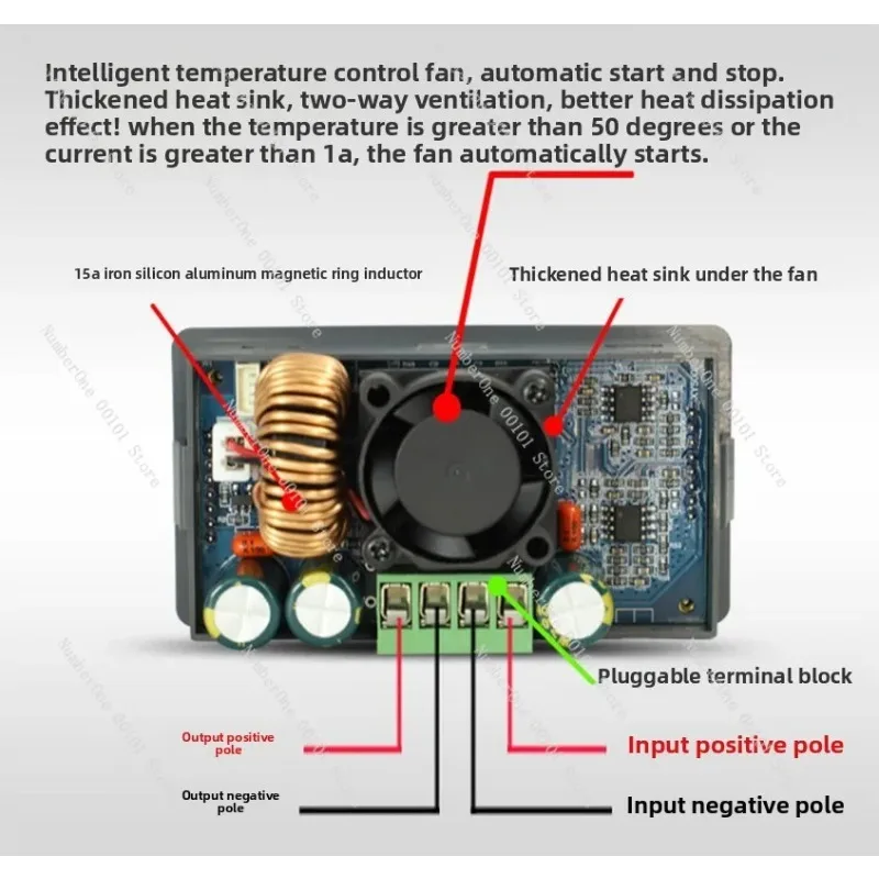 5008e-cnc-調整可能な-dc-安定化電源定電圧定電流修理-50v-8a-400w-降圧モジュール