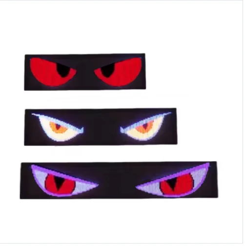 Full color digital display advertisement transparent LED screen car taxi rear window display