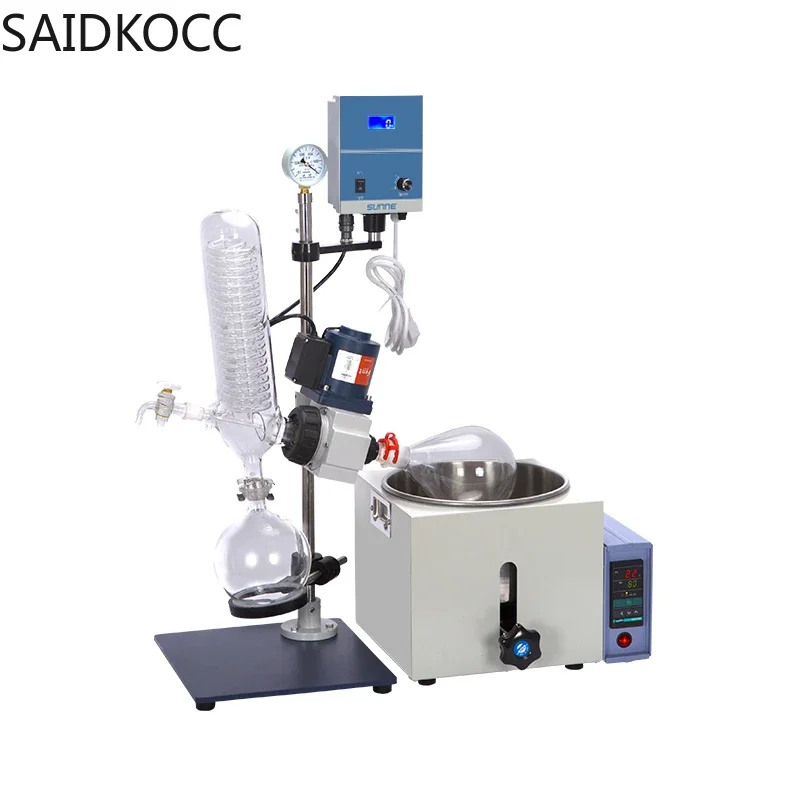 5L Rotary evaporator SN-RE-501 laboratory automatic lifting purification crystallization evaporator distillation separation