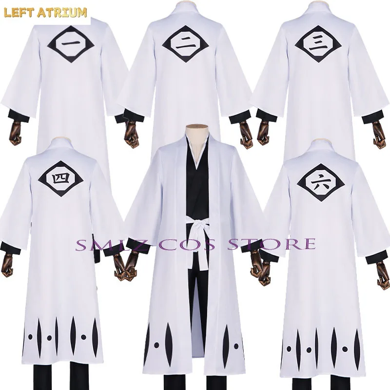 

Anime Aizen Sousuke Cosplay Haori Soi Fon Cosplay Costume From 1-12 5 6 10 NO Kimono Cloak Suit Outfit Man Bleach Uniform