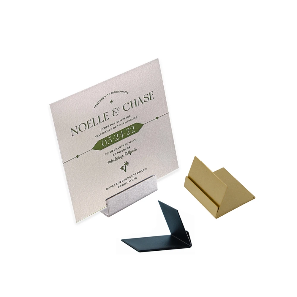 Ins suporte de metal cobre ouro para mesa, suporte para etiquetas